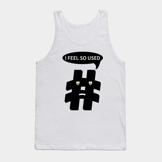 Hashtag Tank Top by mailboxdisco